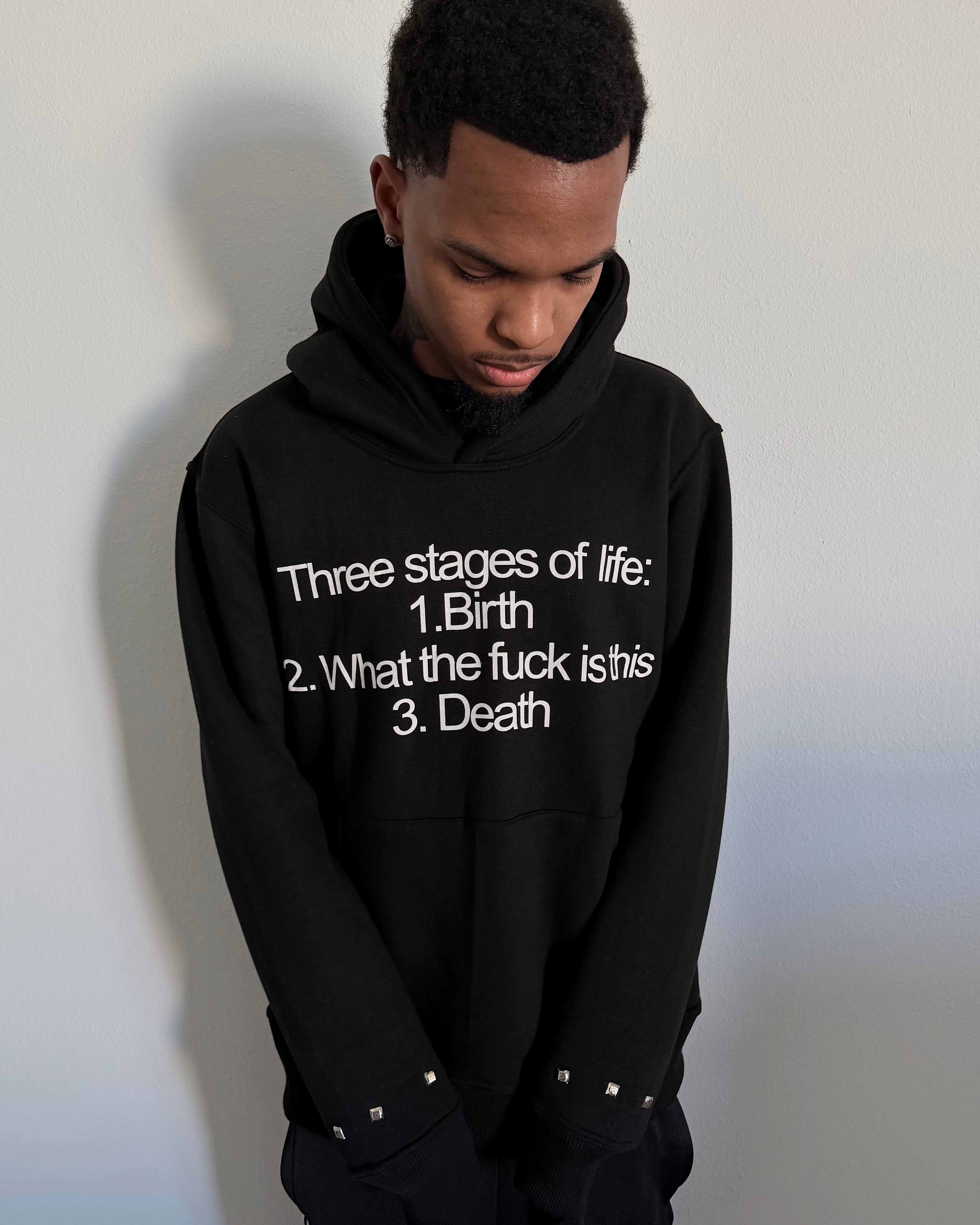 3 stages of life hoodie